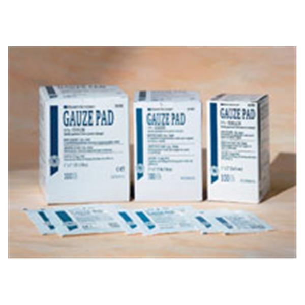 Henry Schein Pad Gauze Cotton 3X3" 12 Ply Sterile 100/Box, 24 Bx/Ca - 473963