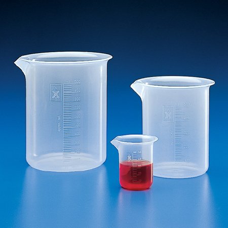 Globe Scientific - Laboratory Beaker Griffin Polypropylene 1,000 mL (32 oz.) - 601808-1