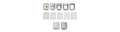 General Data Company Base Mold 6 X 15 X 15 mm, Reusable - BM-15