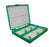 General Data Company Slide Box with Hinged Cover 1.25 X 3.75 X 7.75 Inch, Blue, 100 Positions For 1 X 3 Inch Microscope Slides - SB-100P-B