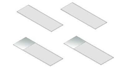 SHURMark Frosted - Charged Microscope Slide 1 X 3 Inch Frosted End - SM-SSFC