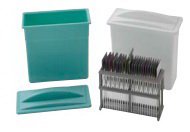 General Data Company - Staining Slide Rack Grey, 24 Position, Solvent Resistant For Manual Stainer - SS-SRG-24