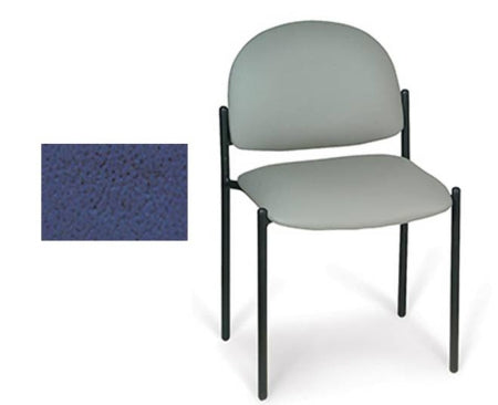 Hausmann Industries Pro-Form Side Chair Royal Blue Without Armrests Vinyl - 2159-729