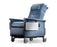 Champion Manufacturing 56 Series Bariatric Transport Manual Recliner Cranberry 5 Inch Thermoplastic Casters 5 Inch Thermoplastic Casters - 566T96-TS7J