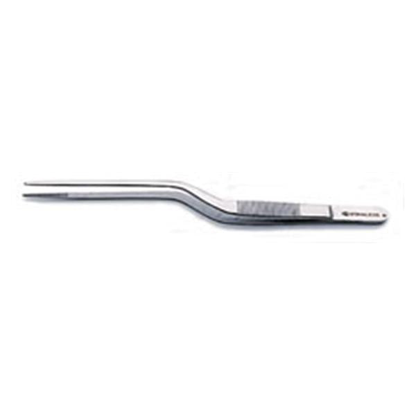 Henry Schein Forcep Dressing 4" Serrated Straight Stainless Steel Ea - 100-5515