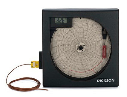 Dickson Company - Temperature Chart Recorder 24-Hour or 7-Day - KT6P2