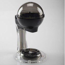 Germstar G2 - Hand Hygiene Dispenser Black / Smoke Plastic 12 oz. Surface Mount - 71261BK/SK