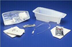 Cardinal Add-A-Cath Intermittent Tray Open System / Urethral Without Catheter - 3305-