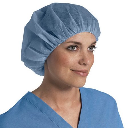 Pro Series - Bouffant Cap Regular / Large Blue Elastic Closure - NON30233B