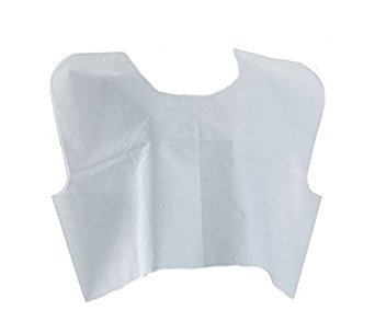 Medline - Exam Cape White One Size Fits Most Front / Back Opening Without Closure Unisex - NON24248