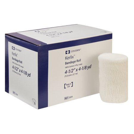 Kerlix - Fluff Bandage Roll Gauze 6-Ply 4-1/2 Inch X 4-1/10 Yard Roll Shape NonSterile - 3324