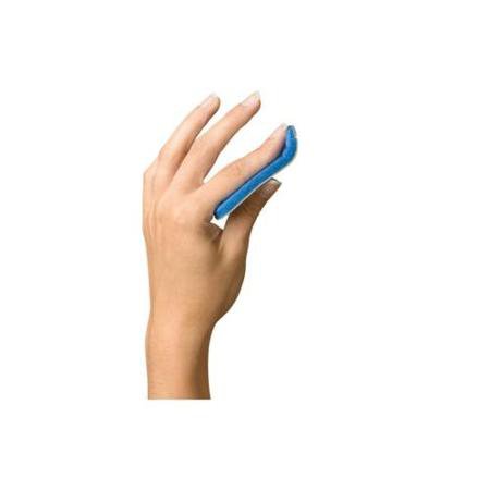 Medline - Finger Splint Medium Finger Blue - ORT32300M