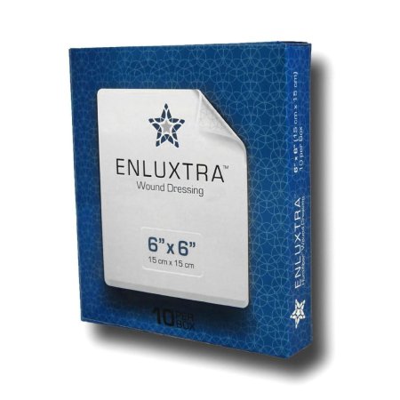 Enluxtra Self-Adaptive - Super Absorbent Dressing 6 X 6 Inch Humifiber Polymer Square Sterile - AWD-5-1515-C