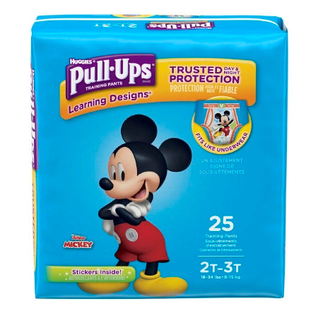 Kimberly Clark Pull-Ups Learning Designs Toddler Training Pants Pull On 2T to 3T Disposable Heavy Absorbency - 45138