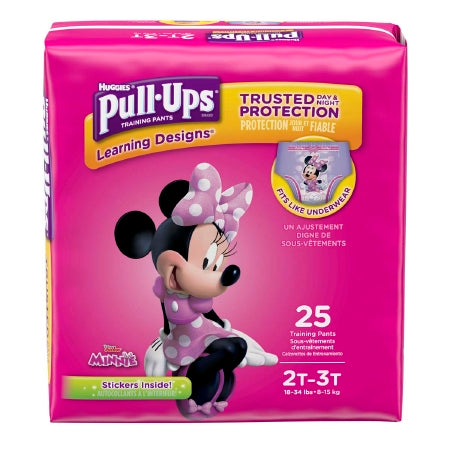 Kimberly Clark Pull-Ups Learning Designs Toddler Training Pants Pull On 2T to 3T Disposable Heavy Absorbency - 45138