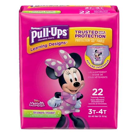Kimberly Clark Pull-Ups Learning Designs Toddler Training Pants Pull On 3T to 4T Disposable Heavy Absorbency - 45141