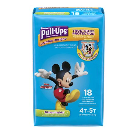 Kimberly Clark Pull-Ups Learning Designs Toddler Training Pants Pull On 4T to 5T Disposable Heavy Absorbency - 45143
