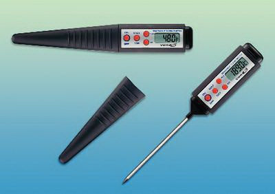 VWR International VWR Traceable Pocket Thermometer Fahrenheit / Celsius -58° to 572°F (-50° to 300°C) Stainless Steel Probe Battery Operated - 61161-368
