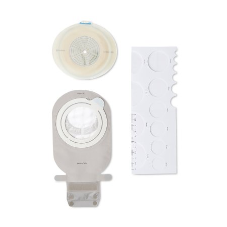SenSura Mio - Ostomy Pouch Two-Piece System Maxi Length 3/8 to 2-3/4 Inch Stoma Drainable Flat, Trim to Fit - 21010