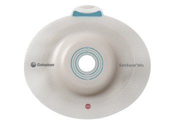 SenSura Mio Click - Ostomy Barrier Extended Wear Elastic Adhesive 60 mm Flange Blue Code System 1-3/8 Inch Opening - 16964