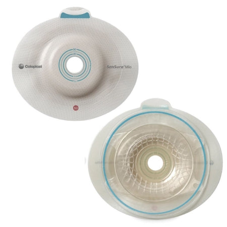 SenSura Mio Click - Ostomy Barrier Precut, Extended Wear Elastic Adhesive 50 mm Flange Red Code System 13/16 Inch Opening - 16953