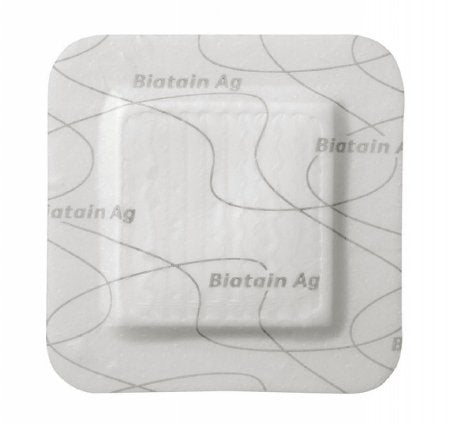 Biatain Silicone Ag - Silver Silicone Foam Dressing 3 X 3 Inch Square Sterile - 39636