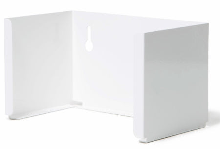Halyard - PPE Dispenser Wall Mount 1-Box Capacity White 4.1 X 4.2 X 7.5 Inch Steel - 36724
