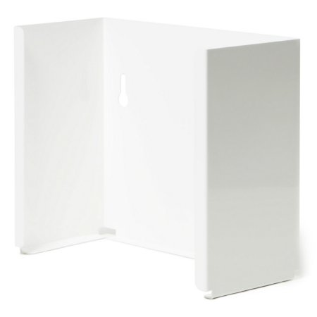 Halyard - PPE Dispenser Wall Mount 1-Box Capacity White 5 X 7.7 X 7.7 Inch Steel - 36727