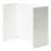 Halyard - PPE Dispenser Wall Mount 1-Box Capacity White 5 X 7.7 X 7.7 Inch Steel - 36727