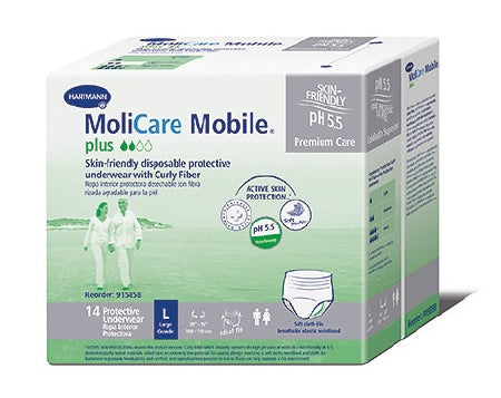 Hartmann MoliCare Mobile Plus Adult Absorbent Underwear Pull On Small Disposable Heavy Absorbency - 915856