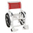 Mjm International Self Propelled Transport Shower Chair  Pvc Frame 21 Inch Height - 131-18-24W-IF