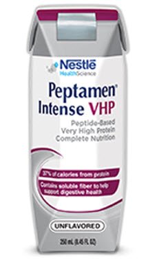 Nestle Healthcare Nutrition Peptamen Intense VHP Tube Feeding Formula 250 mL Tetra Prisma Ready to Use Unflavored Adult - 43900432717