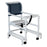 400 Series - Walker Chair Adjustable Height PVC Frame 300 lbs. Weight Capacity 28-3/4 to 33-1/4 Inch Height - 418-OR-3TW