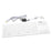 Welch Allyn Keyboard For All Computer Capability Waterproof, True Type Constructions, White - 9970-013