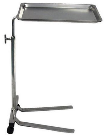 Magmedix MRI Mayo Instrument Stand Tray V-Shaped Base 31 - 51 Inch 21 Inch - 03-SS-8319-MM