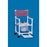 Standard - Commode / Shower Chair Fixed Arm PVC Frame Mesh Back 21 Inch Seat Width - VL SC17 P FRSB NAVY