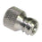 Medco Manufacturing - Syringe Tip Cap Stainless Steel, Female Luer Lock - SYRCAP-FSS