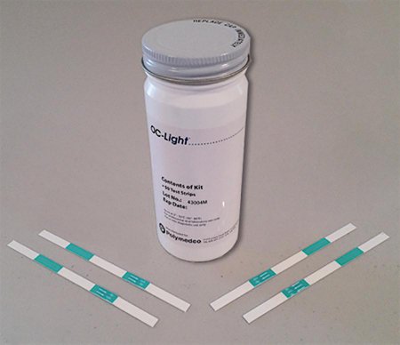 Polymedco Cancer Diagnostic OC-Light S FIT Manual FIT Rapid Test Kit Colorectal Cancer Screening Fecal Occult Blood Test (iFOB or FIT) Stool Sample CLIA Waived 50 Tests - FOB50S