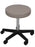 UMF Medical Ultra Comfort Stool Threaded Stem Height Adjustment 2 Inch Twin Wheel Carpet Casters Steel Blue - 6769ST