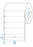 Centurion - Blank Label Laboratory Use White Paper 1 X 3-1/2 Inch - Medline - DTL998PH