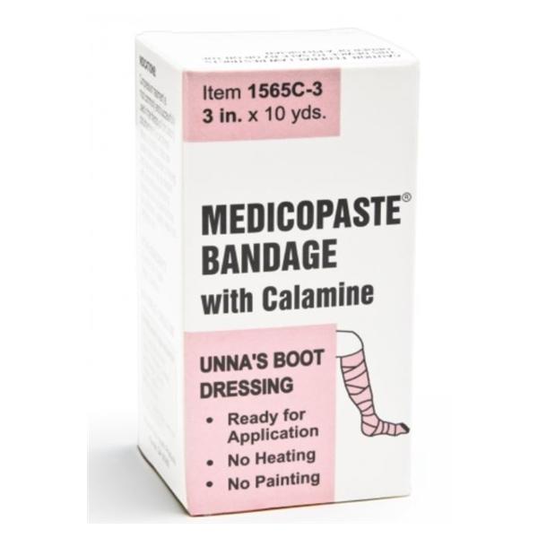 Graham-Field/Everest &Jennings Bandage Unna Boot Medicopaste Calamine Zinc 3"X10Yd Ea - 47-1565C