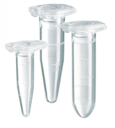 Eppendorf Safe-Lock Eppendorf Quality - Microcentrifuge Tube Conical Bottom Plain 10 X 38 mm 1.5 mL Without Color Coding Hinged Snap Cap Polypropylene Tube - 1178-022363204