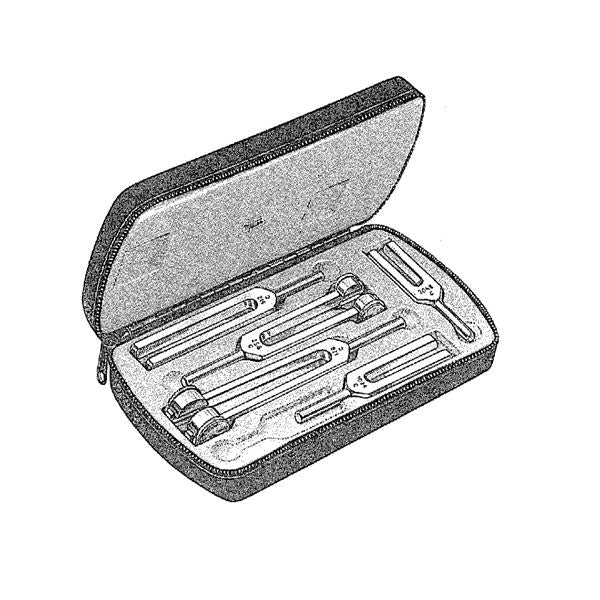 Miltex-Integra Tuning Fork Vibration Set Assorted Stainless Steel 5/Pk - 19-120