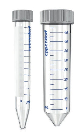 Eppendorf - Test Tube Conical Bottom Plain 30 X 116 mm 50 mL Without Color Coding Screw Cap Polypropylene Tube - 1178-0030122178