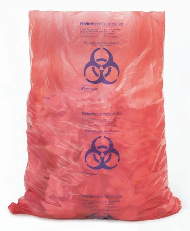 Fisher Scientific Fisherbrand Biohazard Waste Bag Red Polyethylene 36 X 45 Inch - 22044565