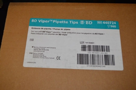 BD BD Viper Pipette Tips NonSterile For System - 440724