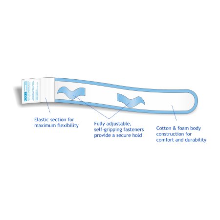 Urocare - Leg Bag Strap 9 to 13 Inch Long, X-Small, 2 Inch Wide, Fabric, Hook and Loop Closure - 6355