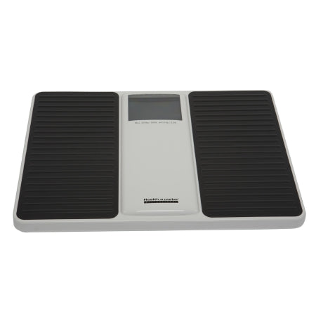 Health O Meter - Floor Scale Digital LCD Display 500 lbs. / 220 kg Capacity Black / White Battery Operated - 880KL