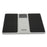 Health O Meter - Floor Scale Digital LCD Display 500 lbs. / 220 kg Capacity Black / White Battery Operated - 880KL