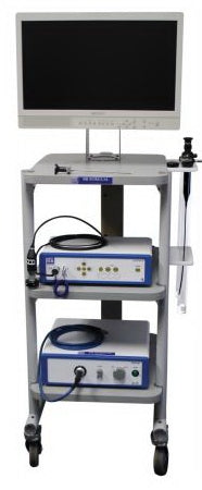 BR Surgical Mobile Endoscopic Video Cart 16-3/4 X 17 X 58 Inch 2 Shelves - BR900-9120
